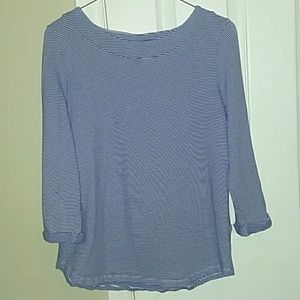 Talbots boatneck 3/4 sleeve sweater